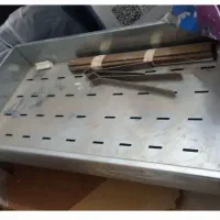 منقل کباب پز دستی ساز  دو تیکه با ورقه ضخیم