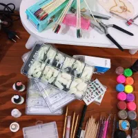 وسایل کاشت ناخن|آرایشی، بهداشتی، درمانی|خرم‌آباد, |دیوار