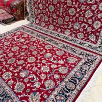 جفت فرش ۶ متری افشان لاکی ابریشم