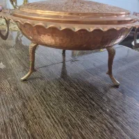 شکلات خوری قندان و سوفله خوری مس|ظروف سرو و پذیرایی|زنجان, |دیوار