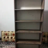 کتابخانه یا قفسه چوبی|کتابخانه، شلف، قفسه‌های دیواری|کرمانشاه, |دیوار