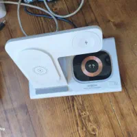 شارژر وایرلس و پایه نگهدارنده سه کاره موکسوم|لوازم جانبی موبایل و تبلت|بوکان, |دیوار