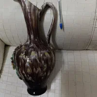 پارچ سفالی آنتیک و بسیار زیباقدیمی|کلکسیون اشیاء عتیقه|لاهیجان, کوی خزر|دیوار