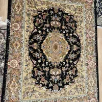 فرش ابریشم 3متری طرح خطیبی نو