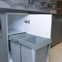 سطل زباله مخفی داخل کابینت. کیفیت بالا. نصب تخصصی