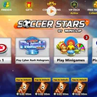 اکانت بازی ساکر استارز soccer stars