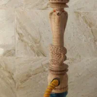 قلیان چوب زرد|کلکسیون اشیاء عتیقه|ایلام, |دیوار