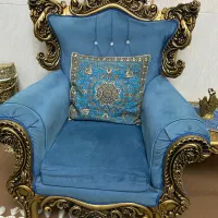 مبل هفت نفر با میز و جلو مبلی|مبلمان خانگی و میز عسلی|میبد, |دیوار