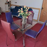 یک عددمیزصندلی آشپزخونه چهارنفره|میز و صندلی غذاخوری|راور, |دیوار