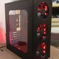 قاب کیس 4 فن گیمینگ RGB|قطعات و لوازم جانبی رایانه|مشهد, بلال|دیوار
