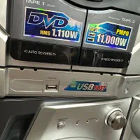 ضبط زلزله ۱۱۰۰۰wفلش خور فابریک نقره ای خوشصدا بیس|سیستم صوتی خانگی|گرگان, |دیوار