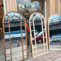 آینه قدی چوبی مدل پنجره ای