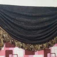 پرده مخمل با تور وآستری|پرده، رانر، رومیزی|اصفهان, کردآباد|دیوار