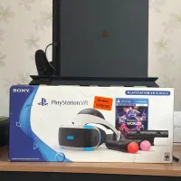کنسول ps4 و ps vr و دیسک بازی