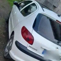 ۲۰۶ مدل ۴۰۱ پانوراما سفید|خودرو سواری و وانت|لاهیجان, شقایق|دیوار