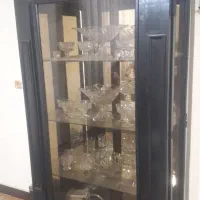 بوفه مشکی چوبی