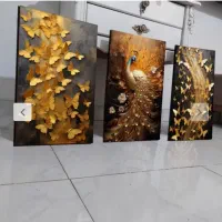 تابلو سه تیکه چوب ام دی آف