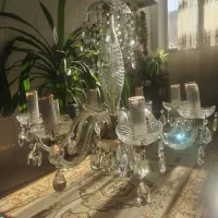 لوستر 8شاخه زیبا|لوستر و چراغ آویز|مشهد, یوسفیه (شهرک غرب)|دیوار