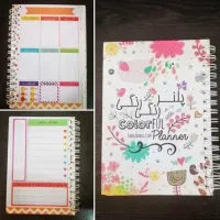 دفتر برنامه ریزی پلنر رنگی رنگی