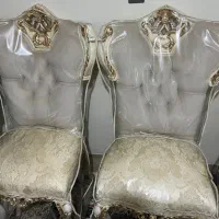 4عدد صندلی مبل استیل