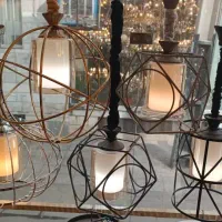 لوستر مدرن نگین|لوستر و چراغ آویز|تهران, مینابی|دیوار