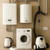 تعمیرات پکیج،آبگرمکن،بخاری،لباسشویی وسایل برقی