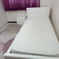 تخت و تشک یک نفره در حد نو|تخت و سرویس خواب|تهران, کوهک|دیوار