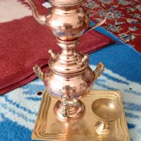 سماور وقوری  دست ساز|قوری، کتری، قهوه‌ساز دستی|کرمان, |دیوار