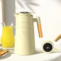 آف فلاسک دسته چوبی درب دماسنج‌دار قیمت وارداتی