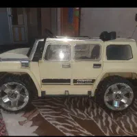 جیپ 2نفره باطری ماشین واقعی میخوره