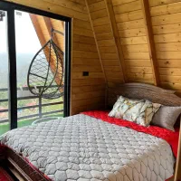 کلبه دوخوابه جکوزی باتراس قاسم نژاد۲|اجارهٔ کوتاه‌مدت ویلا و باغ|چابکسر, |دیوار