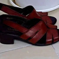 صندل چرم قهو های|کیف، کفش، کمربند|تهران, مجیدآباد|دیوار