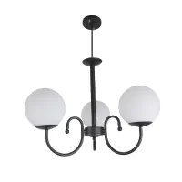 لوستر فلزی شاخه ای چشمه نور