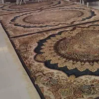 فرش ۹ متری ارکیده سرمه ای