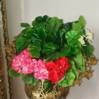 گل مصنوعی شمعدانی