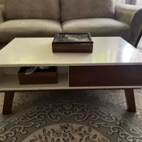 میز جلو مبلی با سه تا عسلی