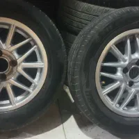 رینگ ۱۵ خرچنگی با لاستیک دست دوم