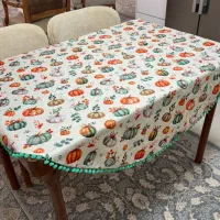 رو میزی مخمل گلدار