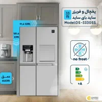 یخچال فریزر دوو ساید بای ساید هوم بار دار نو|یخچال و فریزر|بیرجند, |دیوار