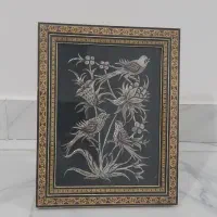 تابلو مسی قلم کاری سیاه