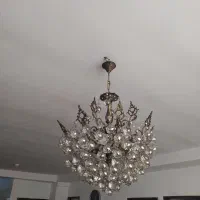 لوستر برنجی ۸ شاخه