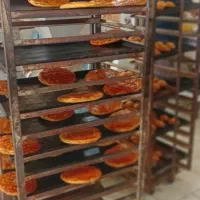 فروش وسایل قنادی فر ۱۶ لیس و دو عدد یخچال