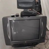 تلویزیون ۲۱ اینچ ال جی بهمراه دستگاه دیجیتال