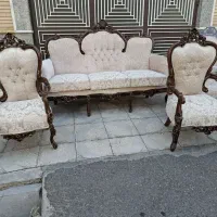 مبل سلطنتی 7نفره تمام چوب‌راش. مبلمان‌مرادی|مبلمان خانگی و میز عسلی|تبریز, |دیوار