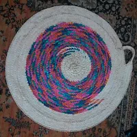 صنایع دستی حصیر بافی سفره  لوستر  زنبیل کلاه با|صنایع دستی و سایر لوازم تزئینی|بندر دیر, |دیوار