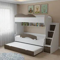 تخت سه طبقه کمجا مدل افق ۳|تخت و سرویس خواب|تهران, اوقاف|دیوار