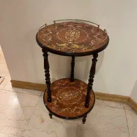 میز ۲ طبقه خاتم کاری