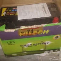 باطری 74 نو ضمانت نامه موجود به قیمت کارخانه