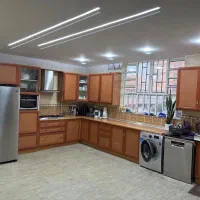 کابینت  به همراه سینگ دوقلو و گاز و هود نو نو