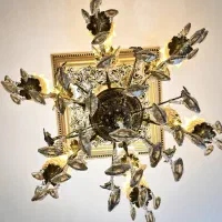 یک عدد لوستر برنز|لوستر و چراغ آویز|الوند, |دیوار